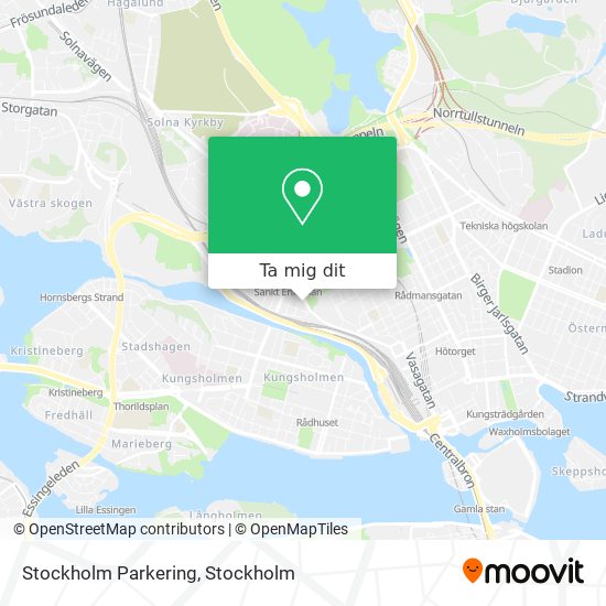 Stockholm Parkering karta