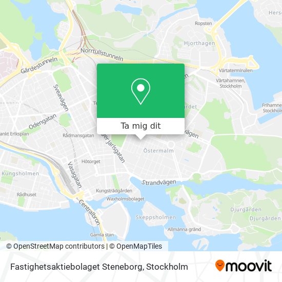 Fastighetsaktiebolaget Steneborg karta