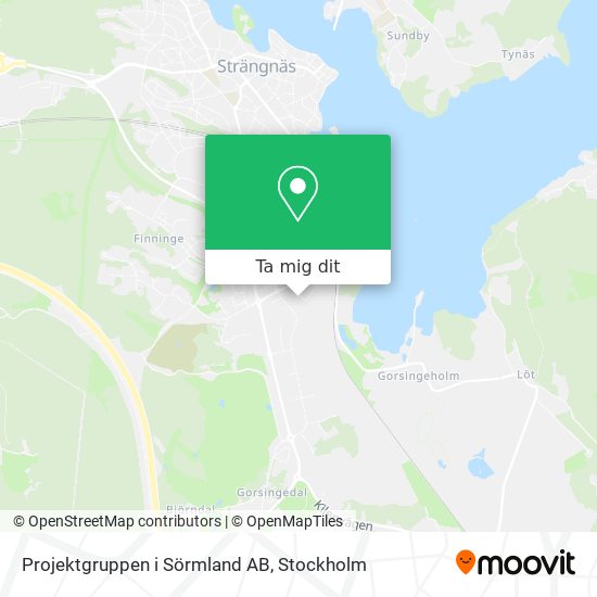 Projektgruppen i Sörmland AB karta
