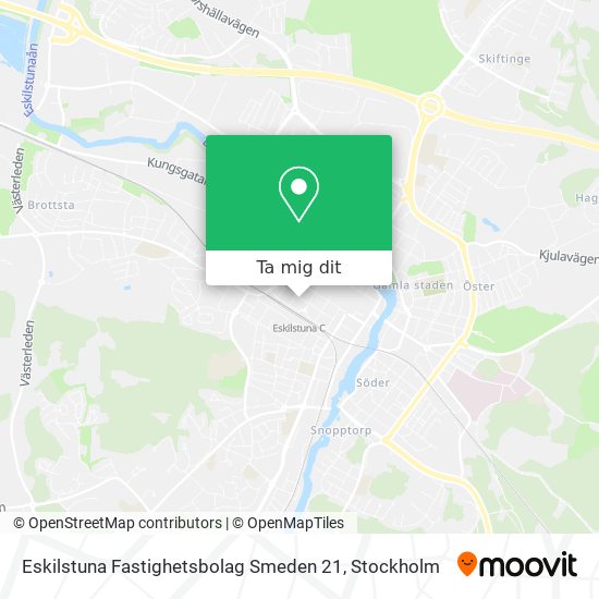 Eskilstuna Fastighetsbolag Smeden 21 karta