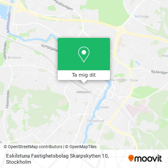 Eskilstuna Fastighetsbolag Skarpskytten 10 karta