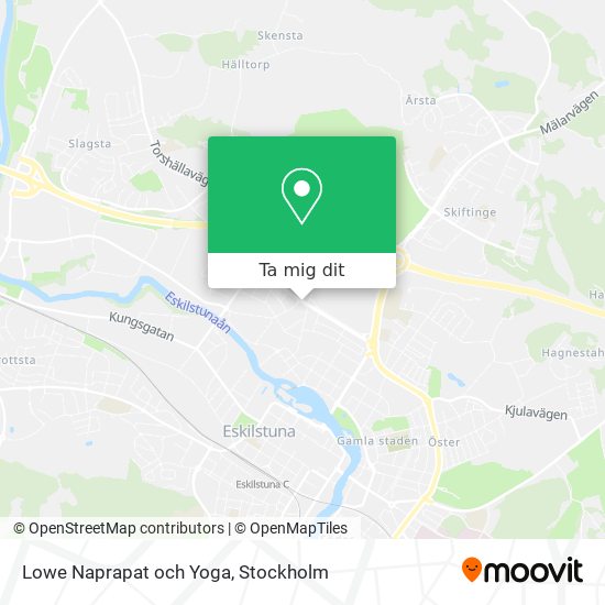 Lowe Naprapat och Yoga karta