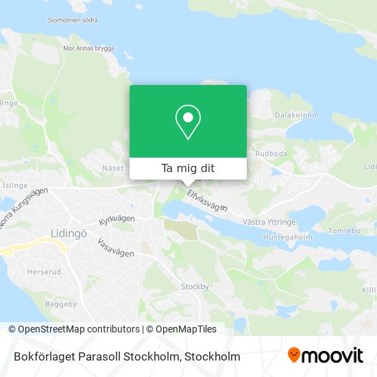 Bokförlaget Parasoll Stockholm karta