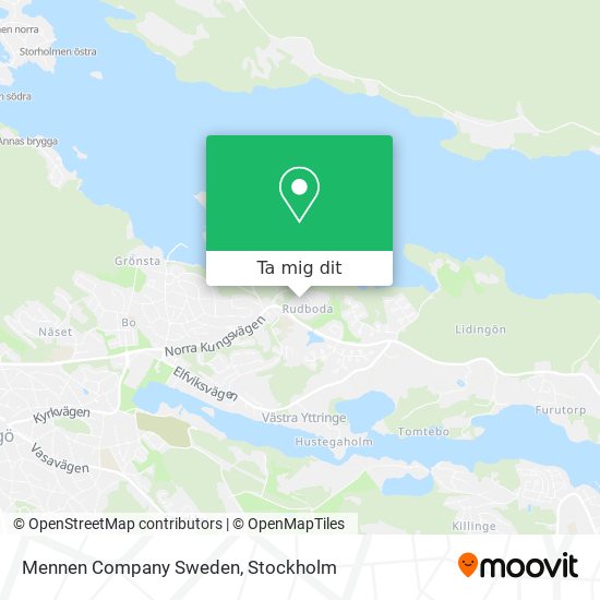 Mennen Company Sweden karta