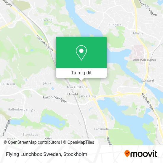 Flying Lunchbox Sweden karta