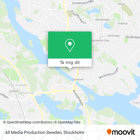 All Media Production Sweden karta