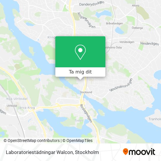 Laboratoriestädningar Walcon karta