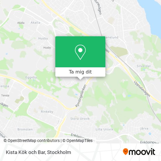 Kista Kök och Bar karta