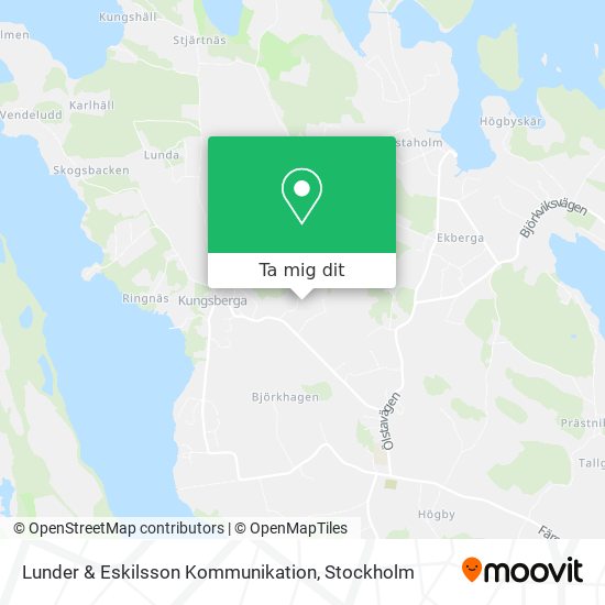 Lunder & Eskilsson Kommunikation karta