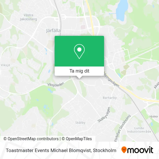 Toastmaster Events Michael Blomqvist karta