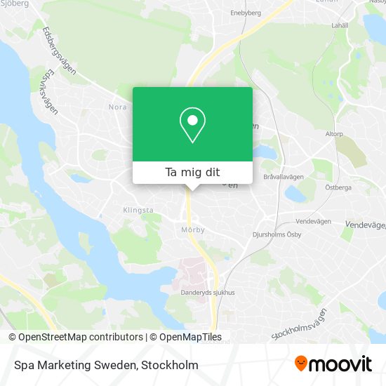 Spa Marketing Sweden karta