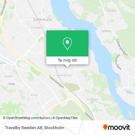 Travelby Sweden AB karta