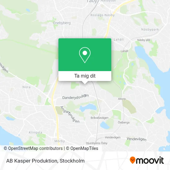 AB Kasper Produktion karta