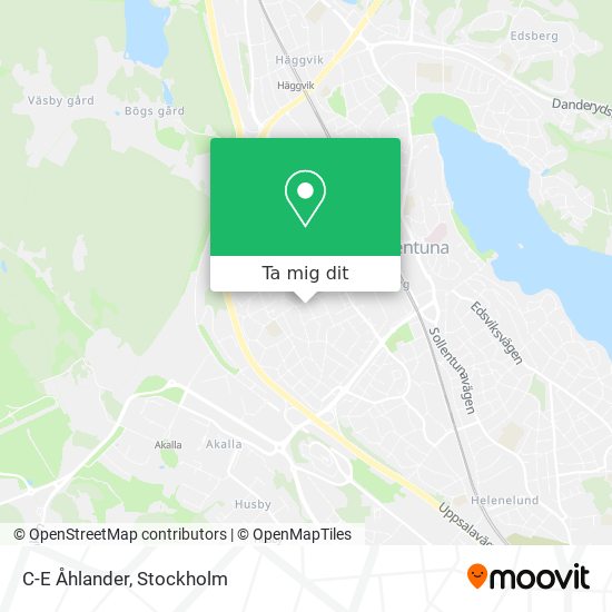 C-E Åhlander karta
