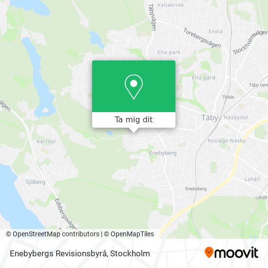 Enebybergs Revisionsbyrå karta