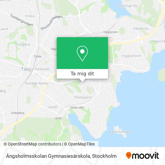 Ängsholmsskolan Gymnasiesärskola karta
