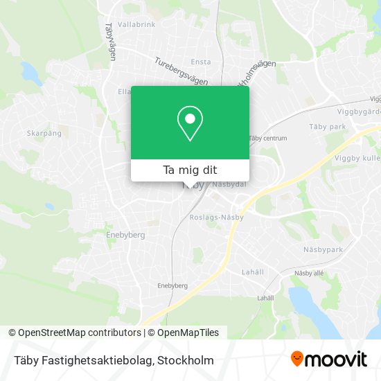 Täby Fastighetsaktiebolag karta