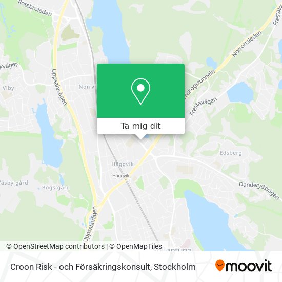 Croon Risk - och Försäkringskonsult karta