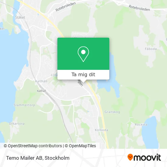 Temo Mailer AB karta