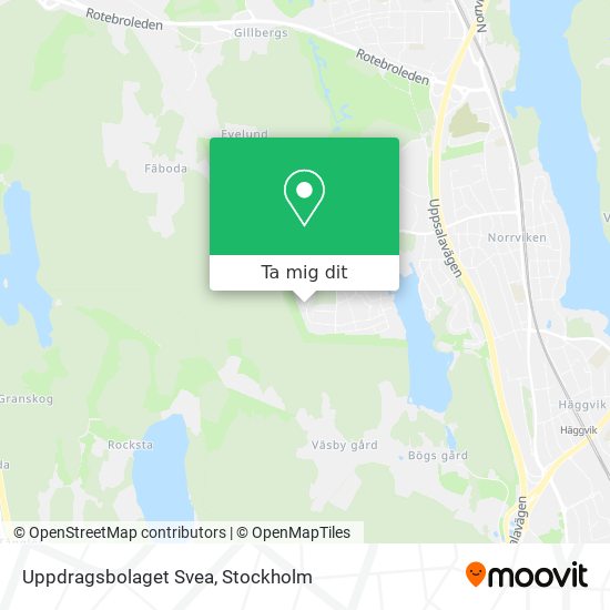 Uppdragsbolaget Svea karta