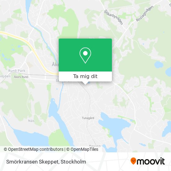 Smörkransen Skeppet karta