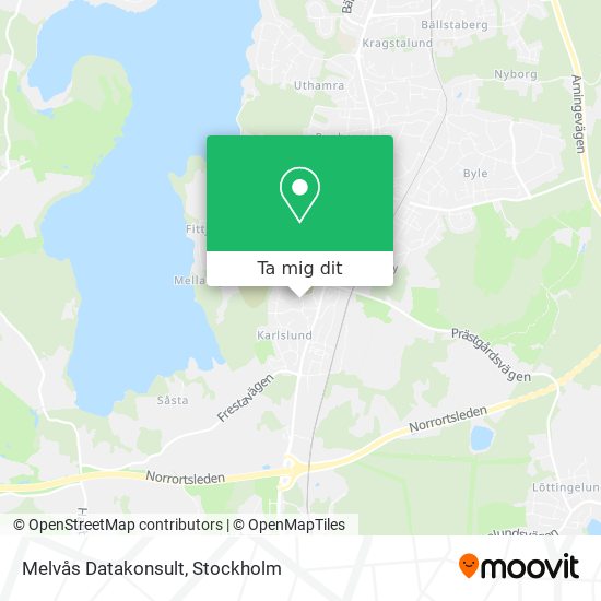 Melvås Datakonsult karta