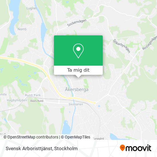 Svensk Arboristtjänst karta