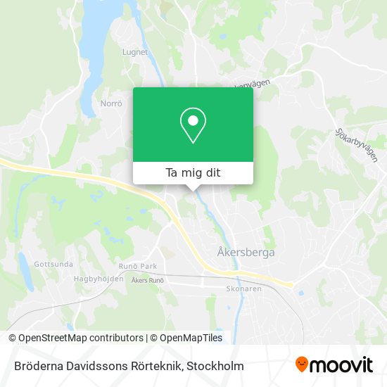 Bröderna Davidssons Rörteknik karta