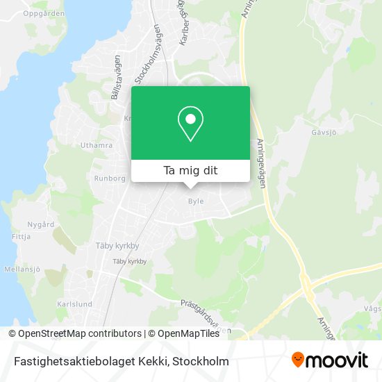 Fastighetsaktiebolaget Kekki karta