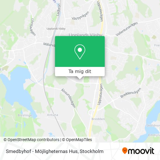 Smedbyhof - Möjligheternas Hus karta