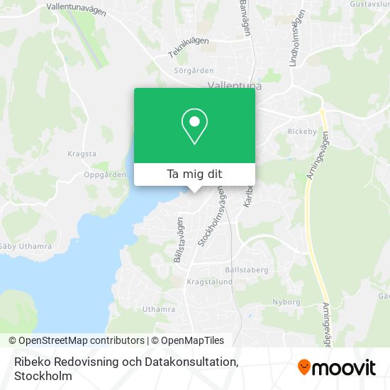 Ribeko Redovisning och Datakonsultation karta