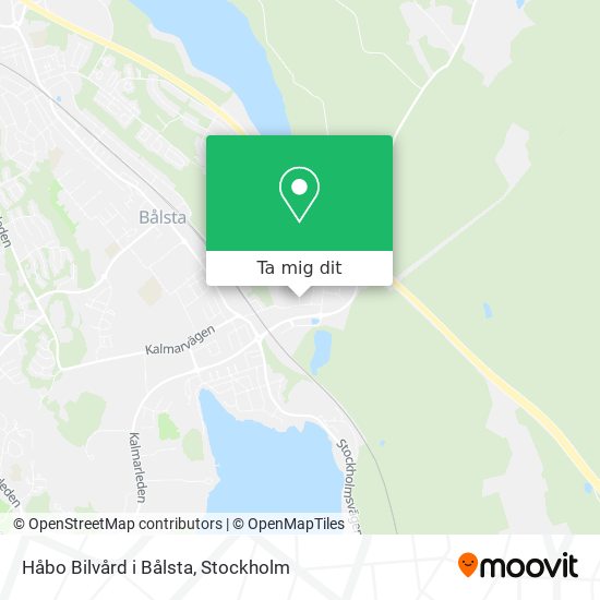 Håbo Bilvård i Bålsta karta
