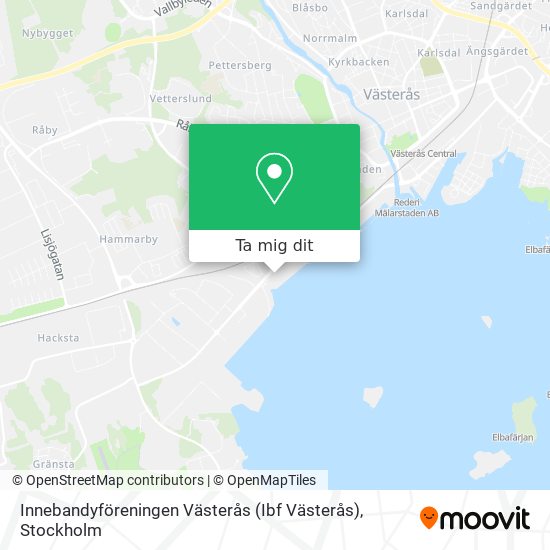 Innebandyföreningen Västerås (Ibf Västerås) karta