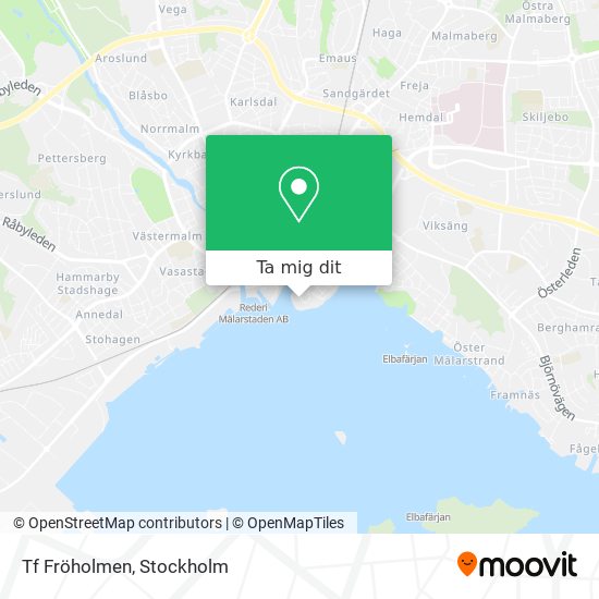 Tf Fröholmen karta
