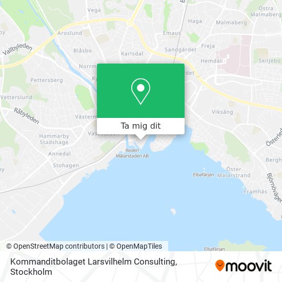 Kommanditbolaget Larsvilhelm Consulting karta