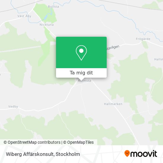 Wiberg Affärskonsult karta