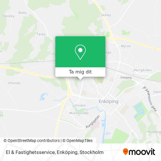 El & Fastighetsservice, Enköping karta