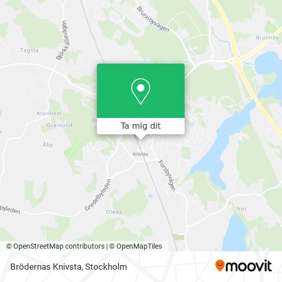 Brödernas Knivsta karta