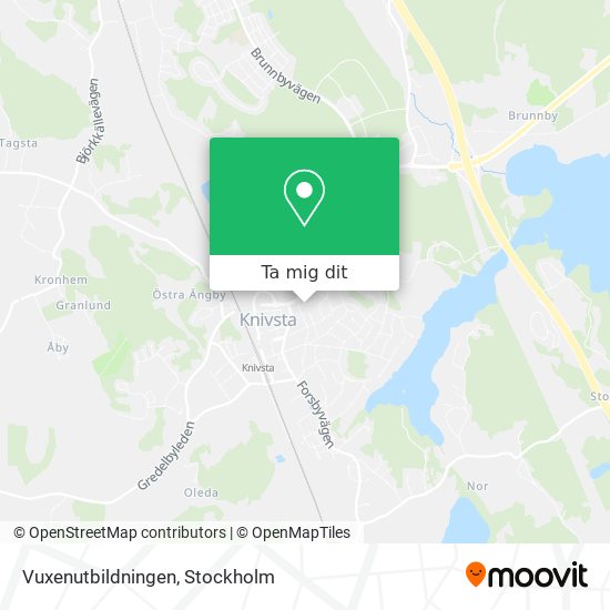 Vuxenutbildningen karta