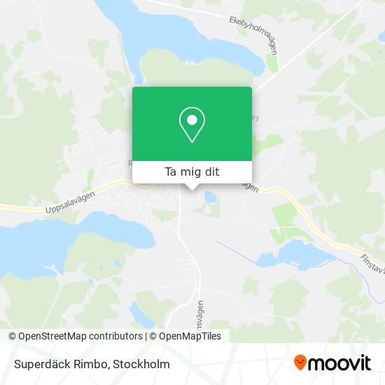 Superdäck Rimbo karta