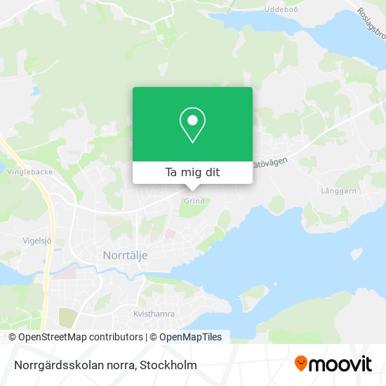 Norrgärdsskolan norra karta