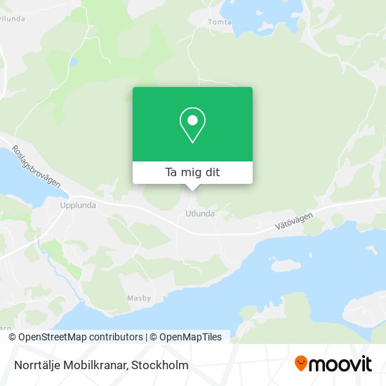 Norrtälje Mobilkranar karta