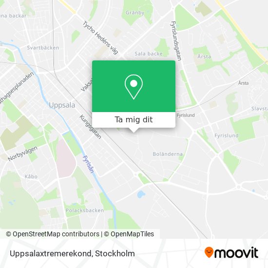 Uppsalaxtremerekond karta