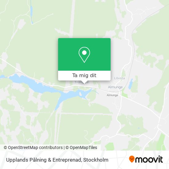 Upplands Pålning & Entreprenad karta