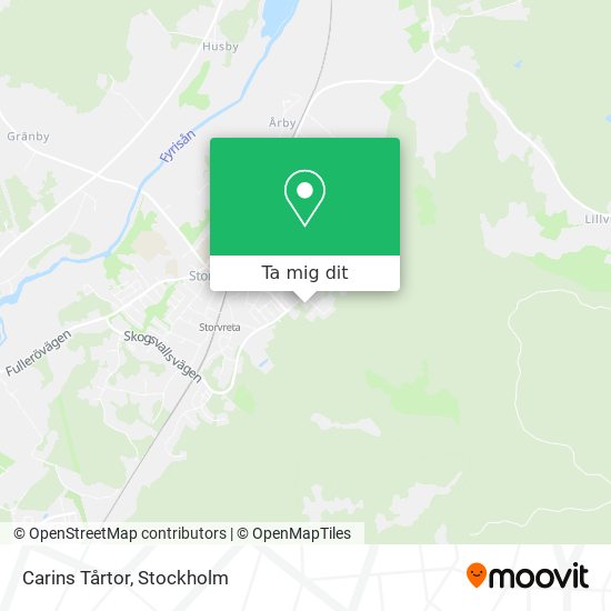 Carins Tårtor karta