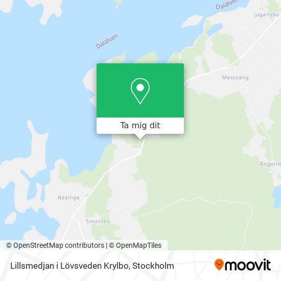 Lillsmedjan i Lövsveden Krylbo karta