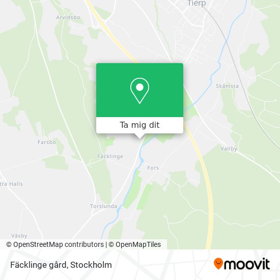 Fäcklinge gård karta
