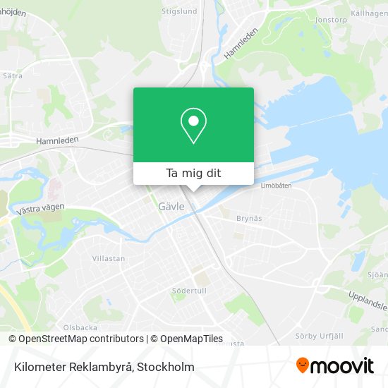 Kilometer Reklambyrå karta