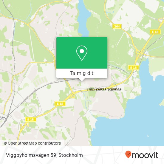 Viggbyholmsvägen 59 karta