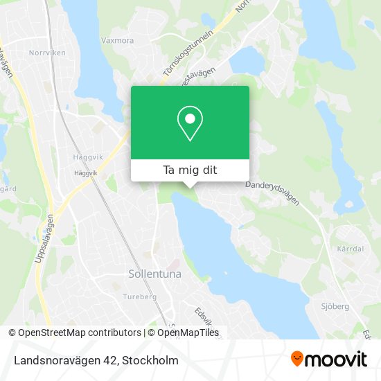 Landsnoravägen 42 karta